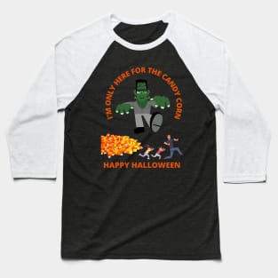 Candy Corn Frankenstein Baseball T-Shirt